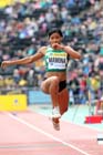 Patricia Mamona in the triple jump, 2012 Samsung Diamond League, Crystal Palace, London.